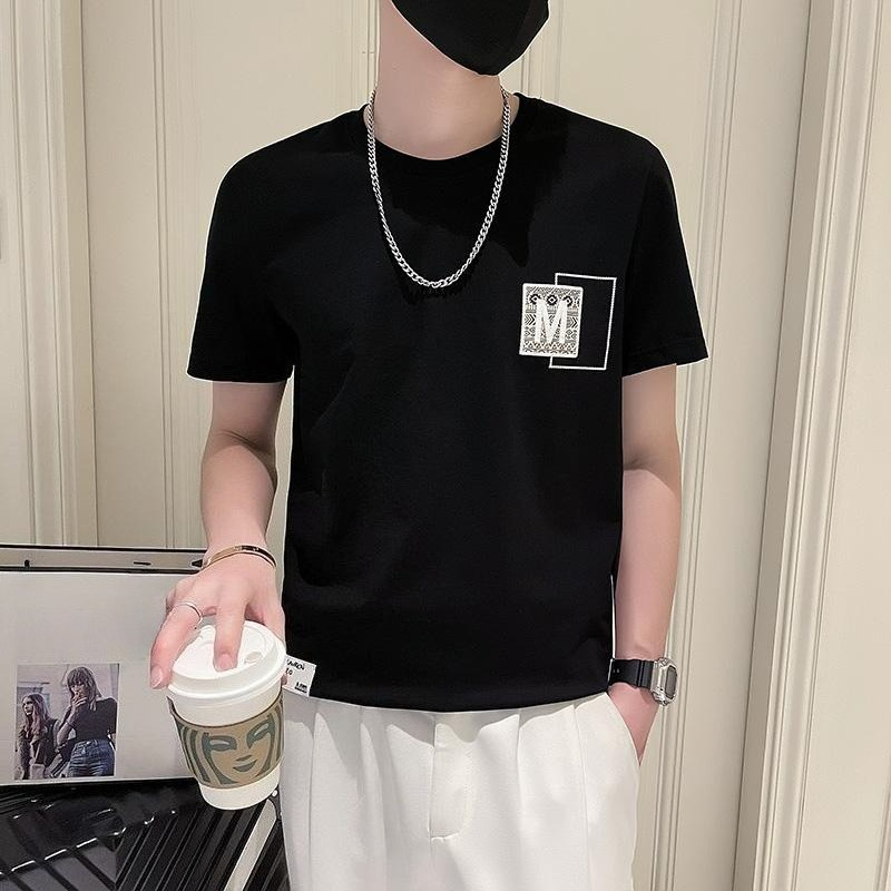 Trendy Men Short Sleeve Top Su - Korean Daily Lifestyle ulasan dan harga