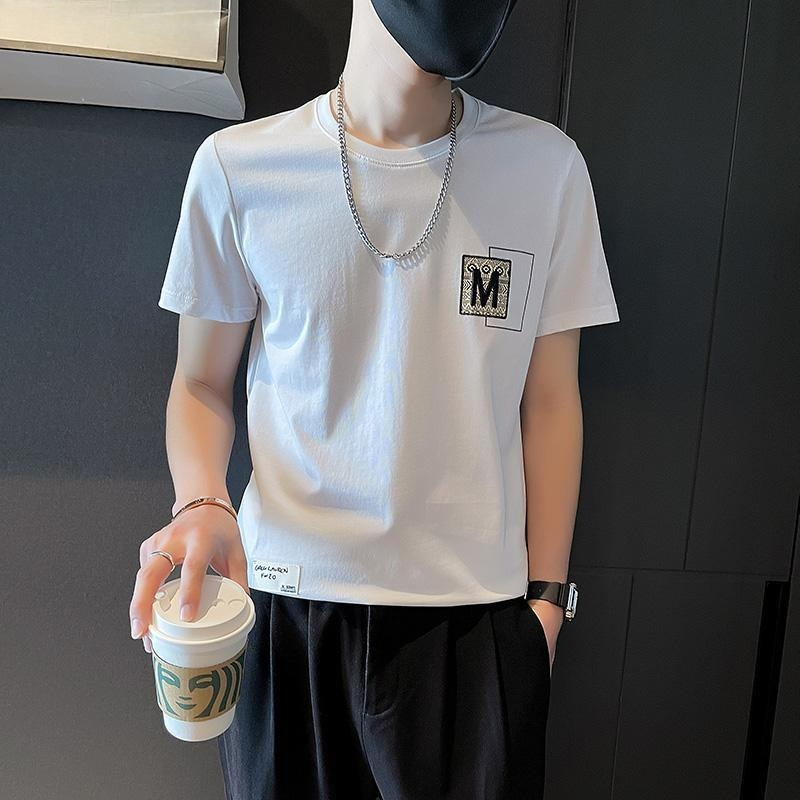 Trendy Men Short Sleeve Top Su - Korean Daily Lifestyle ulasan dan harga