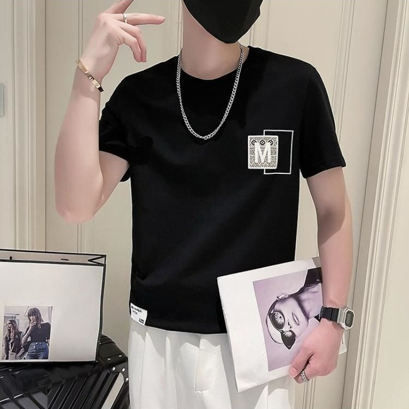 Trendy Men Short Sleeve Top Su - Korean Daily Lifestyle ulasan dan harga