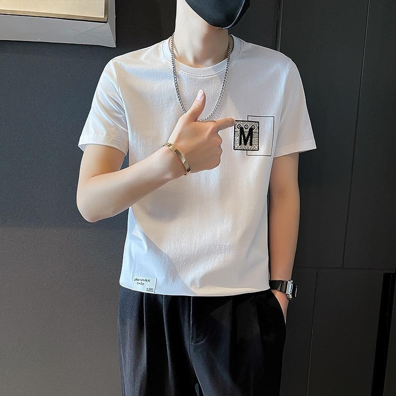 Trendy Men Short Sleeve Top Su - Korean Daily Lifestyle ulasan dan harga