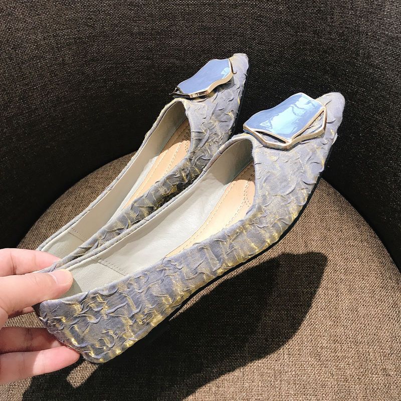 Women's Shoes Flat Pointed Toe - Korean Daily Lifestyle ulasan dan harga