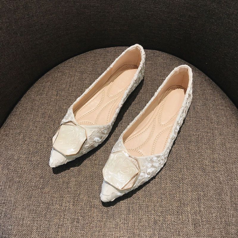 Women's Shoes Flat Pointed Toe - Korean Daily Lifestyle ulasan dan harga